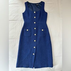 J Crew Tweed Sleeveless Dress
